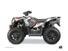 Kit Déco Quad Rock Polaris Scrambler 850-1000 XP Blanc Rouge