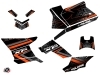 Polaris Scrambler 850-1000 XP ATV Rock Graphic Kit Black Orange