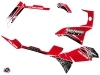 Polaris 500 Sportsman Forest ATV Rock Graphic Kit Red