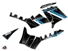 Polaris 1000 Sportsman Forest ATV Rock Graphic Kit Black Blue