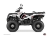 Polaris 570 Sportsman Forest ATV Rock Graphic Kit White