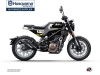 Husqvarna Svartpilen 125 Street Bike Rocket Graphic Kit Grey Yellow