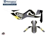 Kit Déco Moto Rocket Husqvarna Svartpilen 125 Gris Jaune