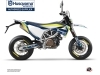 Kit Déco Moto Rocky Husqvarna 701 Supermoto Bleu 