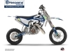 Kit Déco Moto Cross Rocky Husqvarna TC 50 Bleu