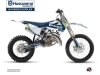 Kit Déco Moto Cross Rocky Husqvarna TC 85 Bleu