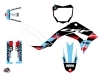 Honda 110F CRF Dirt Bike Rookie Graphic Kit Black