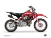 Honda 110F CRF Dirt Bike Rookie Graphic Kit Red