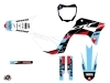 Honda 125F CRF Dirt Bike Rookie Graphic Kit Black