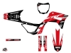 Kit Déco Moto Cross Rookie Honda 125F CRF Rouge