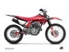 Honda 250F CRF Dirt Bike Rookie Graphic Kit Red