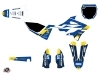 Yamaha 125 YZ Dirt Bike Rookie Graphic Kit Blue