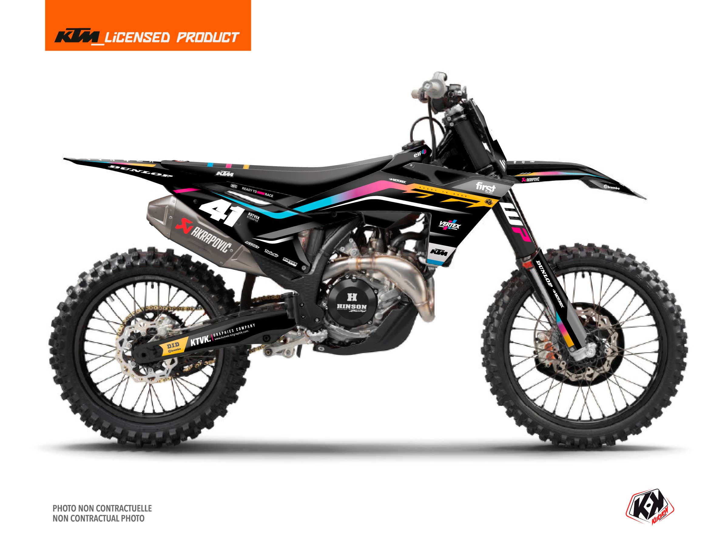 Ktm Sx 125 Dirt Bike Score Graphic Kit Colors