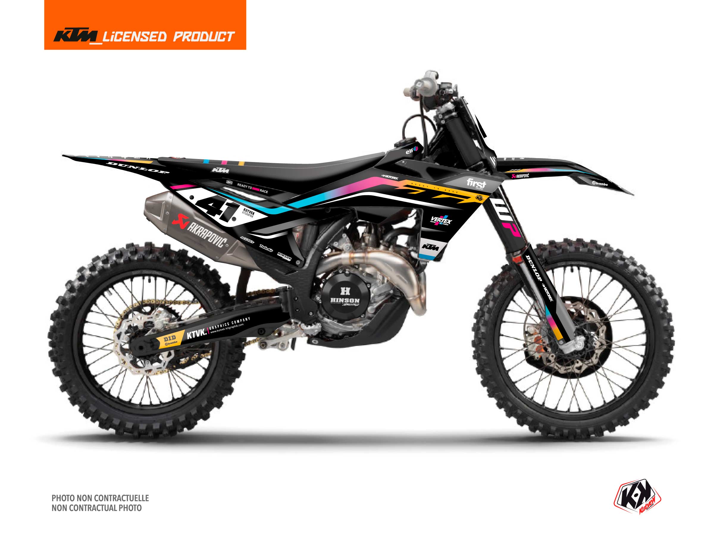 Ktm Sx 250 Dirt Bike Score Graphic Kit Colors