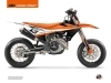 KTM 450 SMR Dirt Bike Shaw Graphic Kit Black