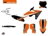 KTM 125 SX Dirt Bike SHAW Graphic Kit Black