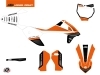 Kit Déco Moto Cross SHAW KTM SX-E 5 Noir