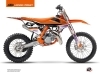 KTM 85 SX Dirt Bike shaw Graphic Kit Purple