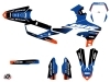 Yamaha 250 WRF Dirt Bike Shok Graphic Kit Blue