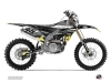 Yamaha 250 WRF Dirt Bike Shok Graphic Kit Grey