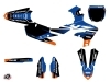 Yamaha 250 YZF Dirt Bike Shok Graphic Kit Blue