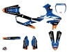 Yamaha 450 YZF Dirt Bike Shok Graphic Kit Blue