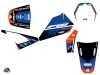 Kit Déco Moto Cross Shok Yamaha PW 80 Bleu