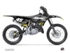 Yamaha 125 YZ Dirt Bike Shok Graphic Kit Grey