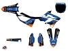Yamaha 250 YZ Dirt Bike Shok Graphic Kit Blue