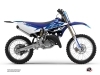 Yamaha 125 YZ Dirt Bike Skew Graphic Kit Blue