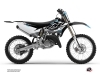 Yamaha 250 YZ Dirt Bike Skew Graphic Kit Grey