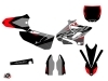 Yamaha 250 YZ Dirt Bike Skew Graphic Kit Red