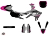 Yamaha 250 YZF Dirt Bike Skew Graphic Kit Pink