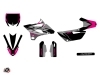 Yamaha 85 YZ Dirt Bike Skew Graphic Kit Pink