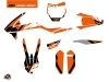 KTM 250 SX Dirt Bike Skyline Graphic Kit Orange