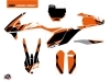 Kit Déco Moto Cross Skyline KTM 250 SXF Orange