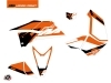 KTM 450-525 SX ATV Skyline Graphic Kit Orange