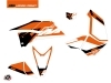 Kit Déco Quad Skyline KTM 450-525 SX Orange