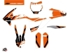 KTM 450 SXF Dirt Bike Skyline Graphic Kit Orange