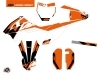 KTM 50 SX Dirt Bike Skyline Graphic Kit Orange