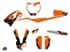 KTM 65 SX Dirt Bike Skyline Graphic Kit Orange