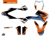 Kit Déco Moto Cross Skyline KTM 690 ENDURO R Bleu