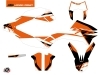 KTM 690 ENDURO R Dirt Bike Skyline Graphic Kit Orange