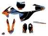 KTM 85 SX Dirt Bike Skyline Graphic Kit Blue