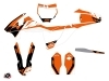 KTM 85 SX Dirt Bike Skyline Graphic Kit Orange