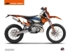 KTM EXC-EXCF Dirt Bike Skyline Graphic Kit Blue