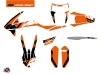 KTM EXC-EXCF Dirt Bike Skyline Graphic Kit Orange