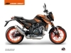 Kit Déco Moto Slash KTM Duke 690 Orange Noir