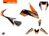 KTM Duke 690 Street Bike Slash Graphic Kit Orange Black