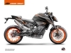 Kit Déco Moto Slash KTM Duke 790 Noir Orange